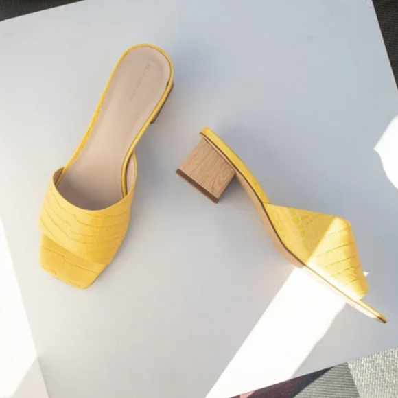 Block Heel Mules